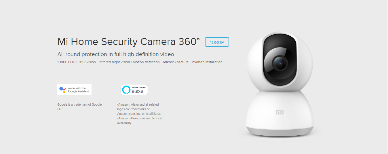 Xiaomi Mi Home Security Camera 360 