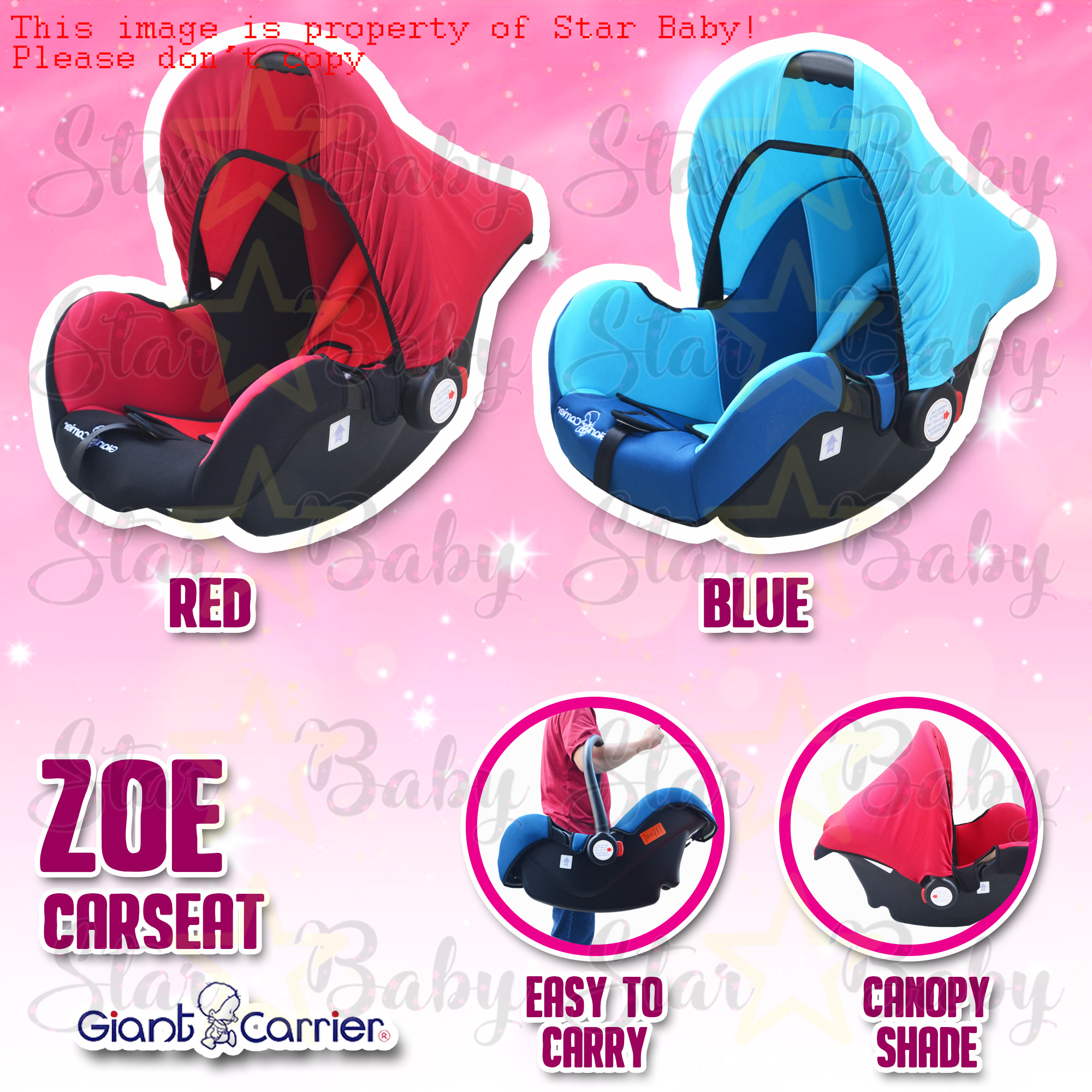 giant carrier car seat