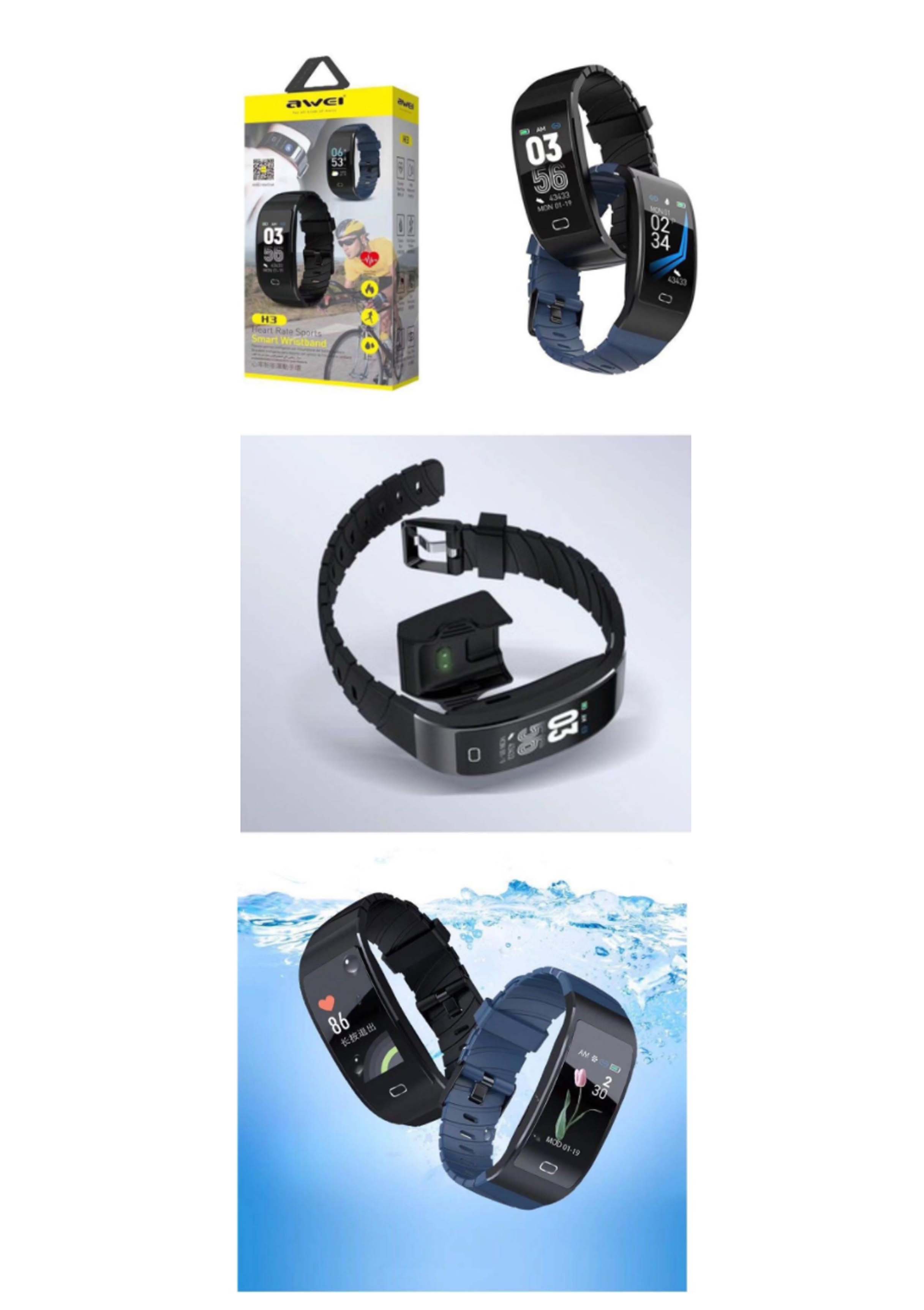 awei h3 smart wristband