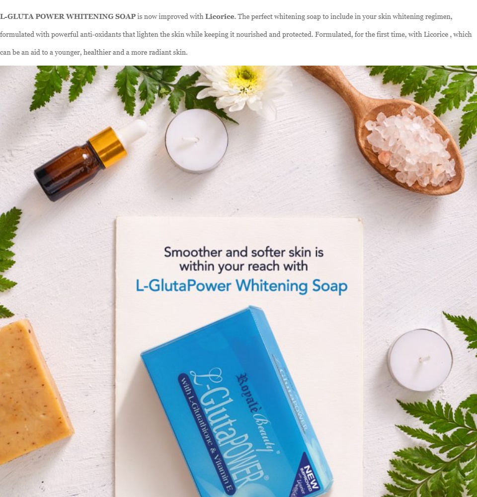 l glutathione royale soap review L-Gluta Power coil shock