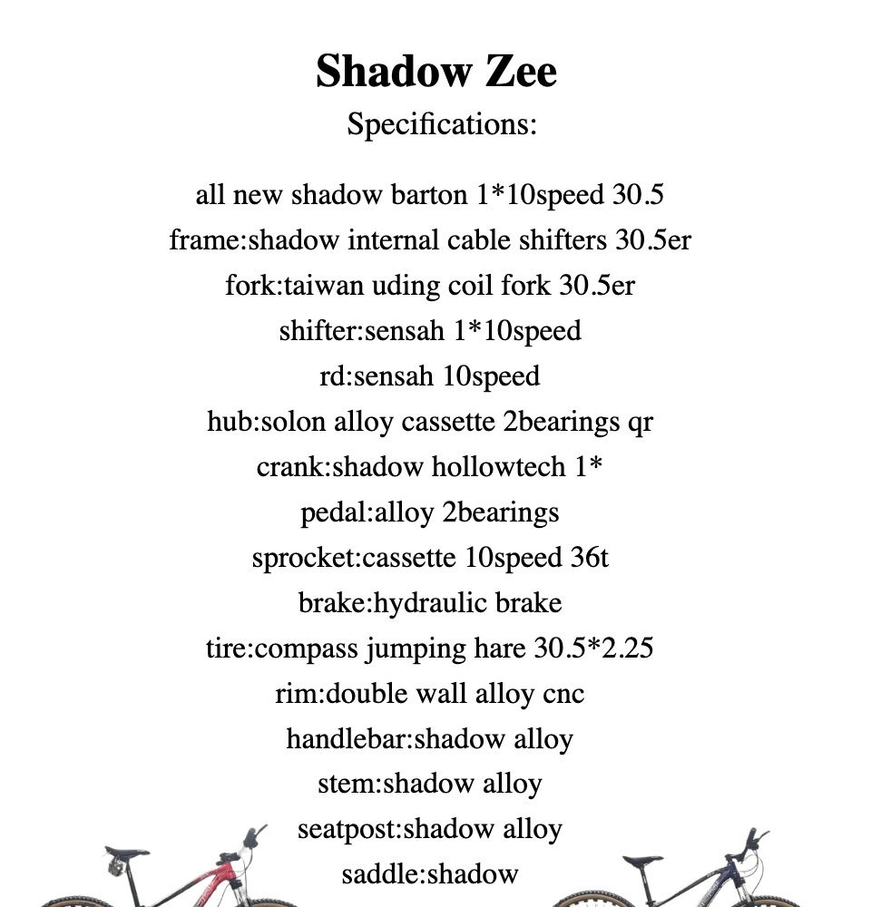 Zee shadow clearance