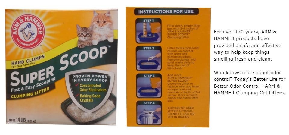 Arm and Hammer Super Scoop Clumping Cat Litter 14lbs