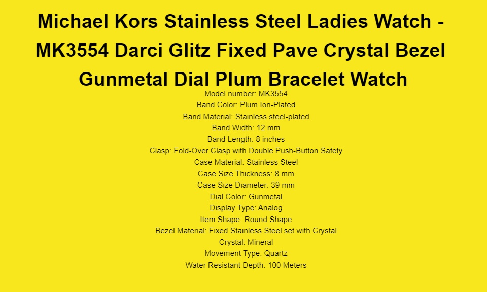 Michael Kors Ladies' Darci Watch (MK3404) - YouTube