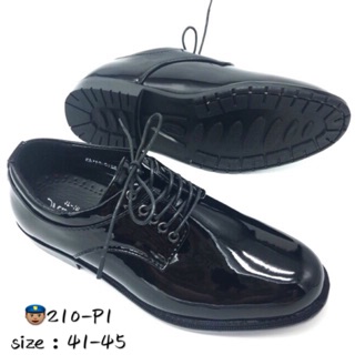 233 security guard black shoes for men 
