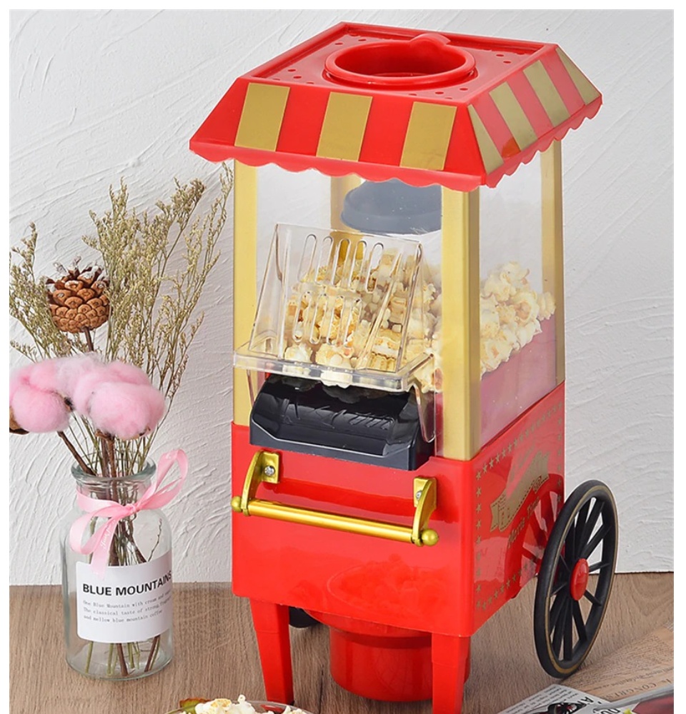 Electric Popcorn Machine Small Mini Automatic Carniva