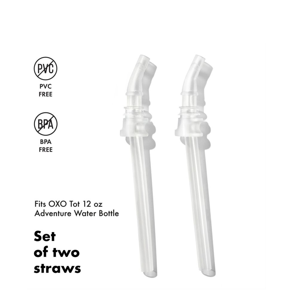 OXO Tot Transitions 9 oz. Teal Straw Cup (2-Pack)