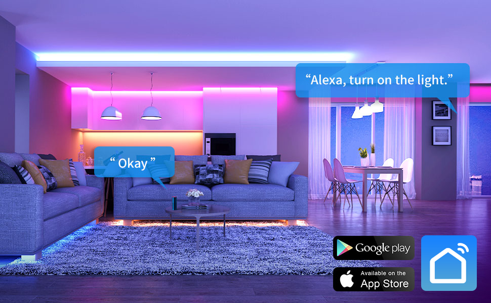 smart led strip alexa