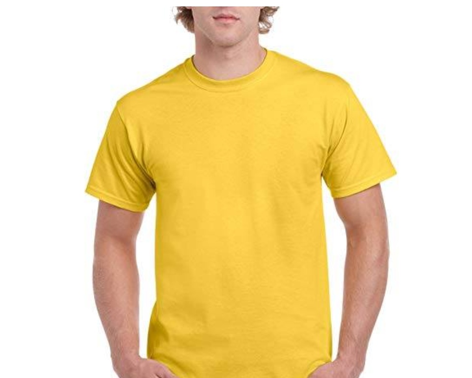 plain shirt yellow