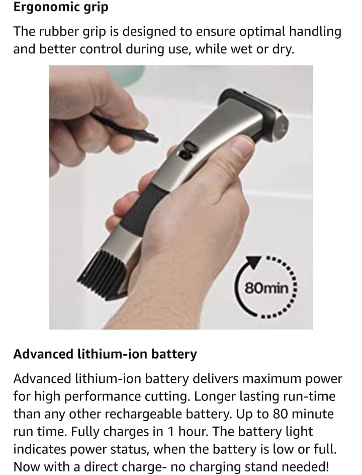 philips trimmer direct power