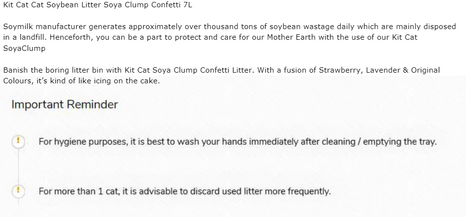 Kit Cat Soya Clump Confetti Cat Litter 7L