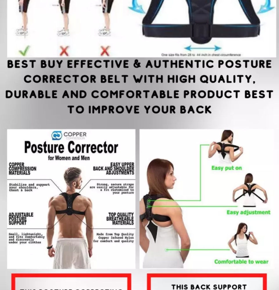 STAND AND SIT STRAIGHT WITH EASE RELIEVE MUSCLE AND JOINT ACHES
