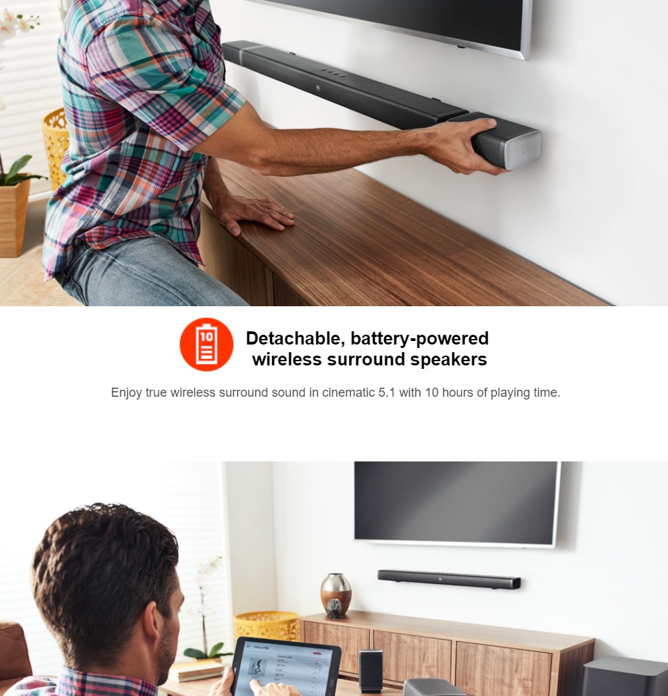 JBL Bar 510W 4K Ultra HD Soundbar with True