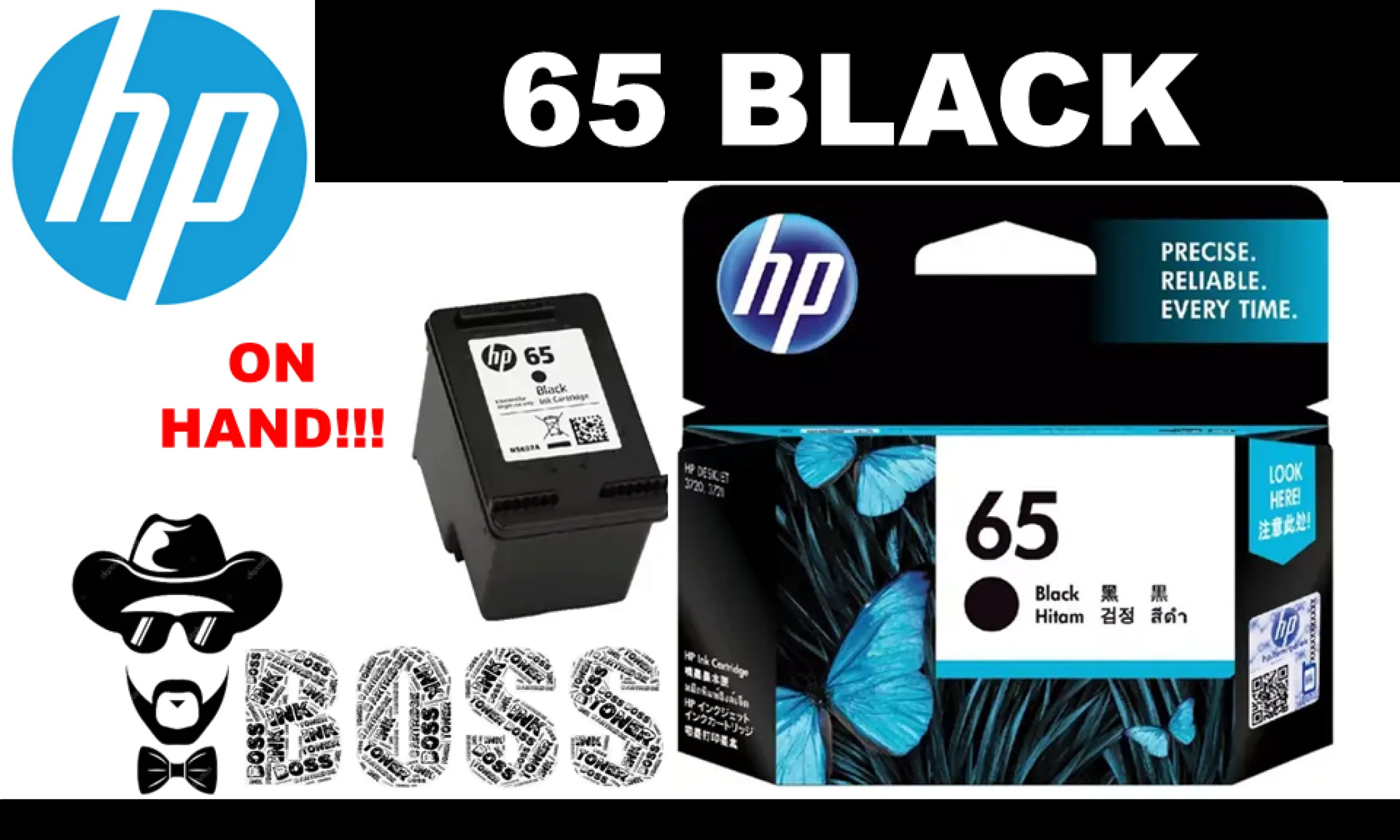hp 65 black original ink cartridge