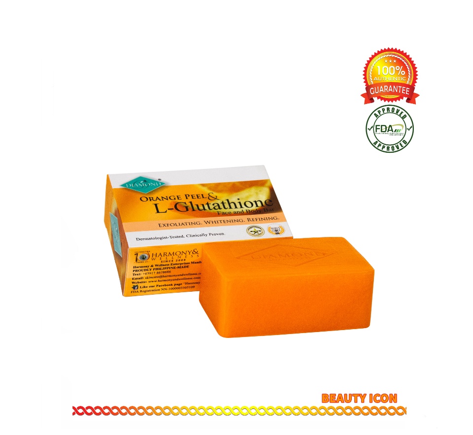 Diamond Orange Peel & L-Glutathione Soap 150g