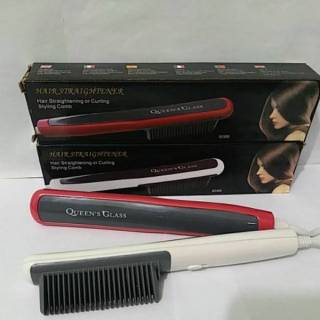 queen's glass fast hair straightener