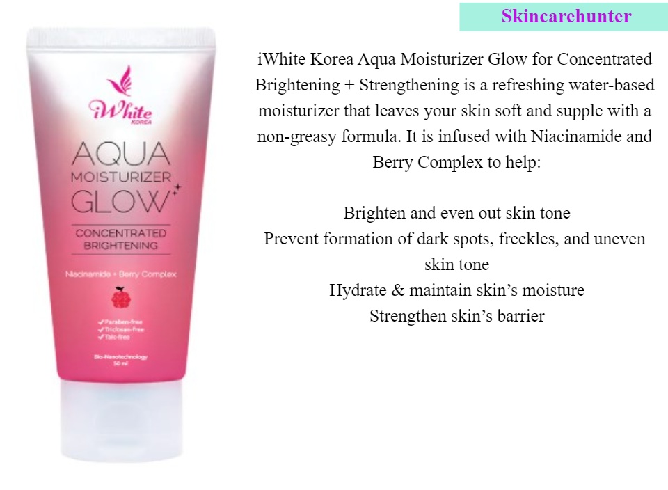 aqua moisturizer glow review