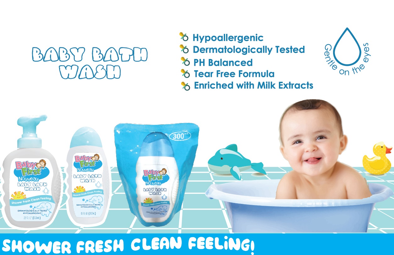 baby first nouveau baby bath wash
