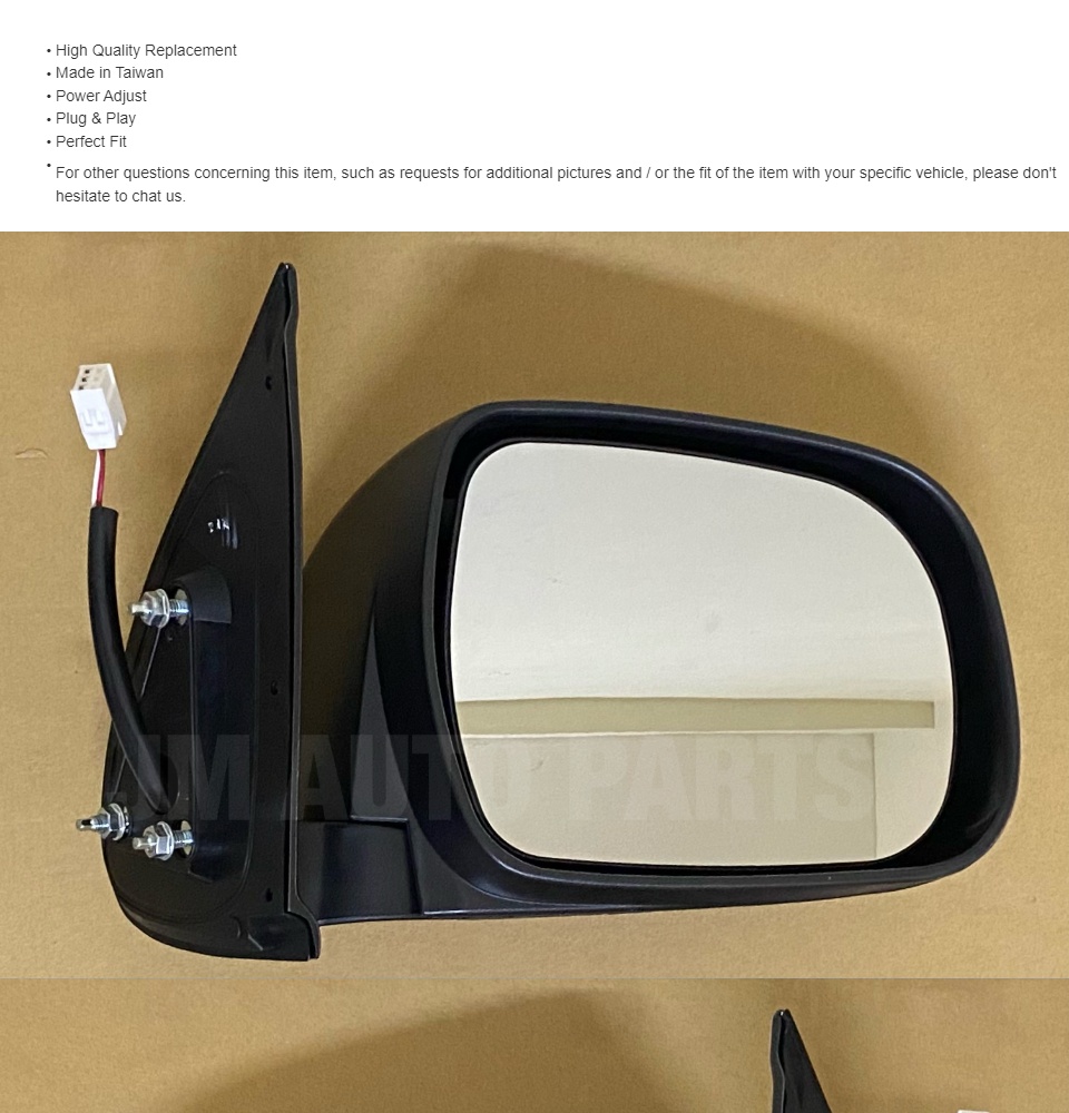 Side Mirror Toyota Hilux Vigo Champ 2012 Chrome 7wires with Lamp Lhs