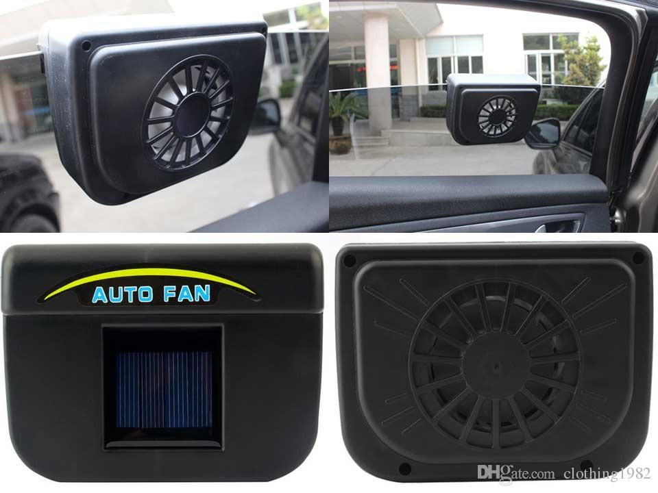 solar powered car cooling fan