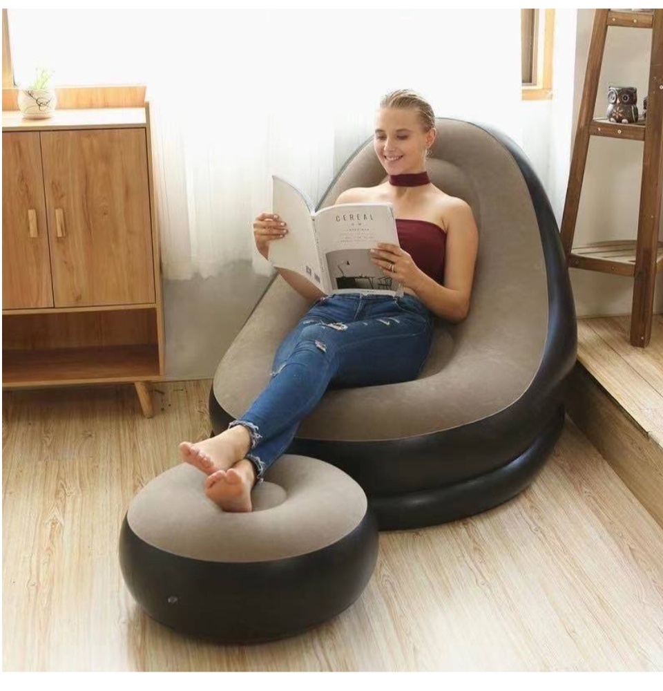 Inflatable Sofa Set Air Sofa Portable Waterproof Anti Leaking Design Couch  Inflatable Furniture for Home price in UAE | Amazon UAE | kanbkam