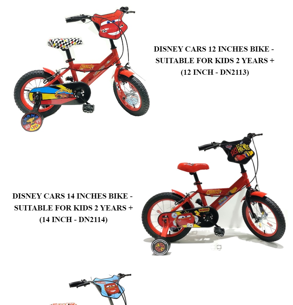 Cars 12 inch online bike