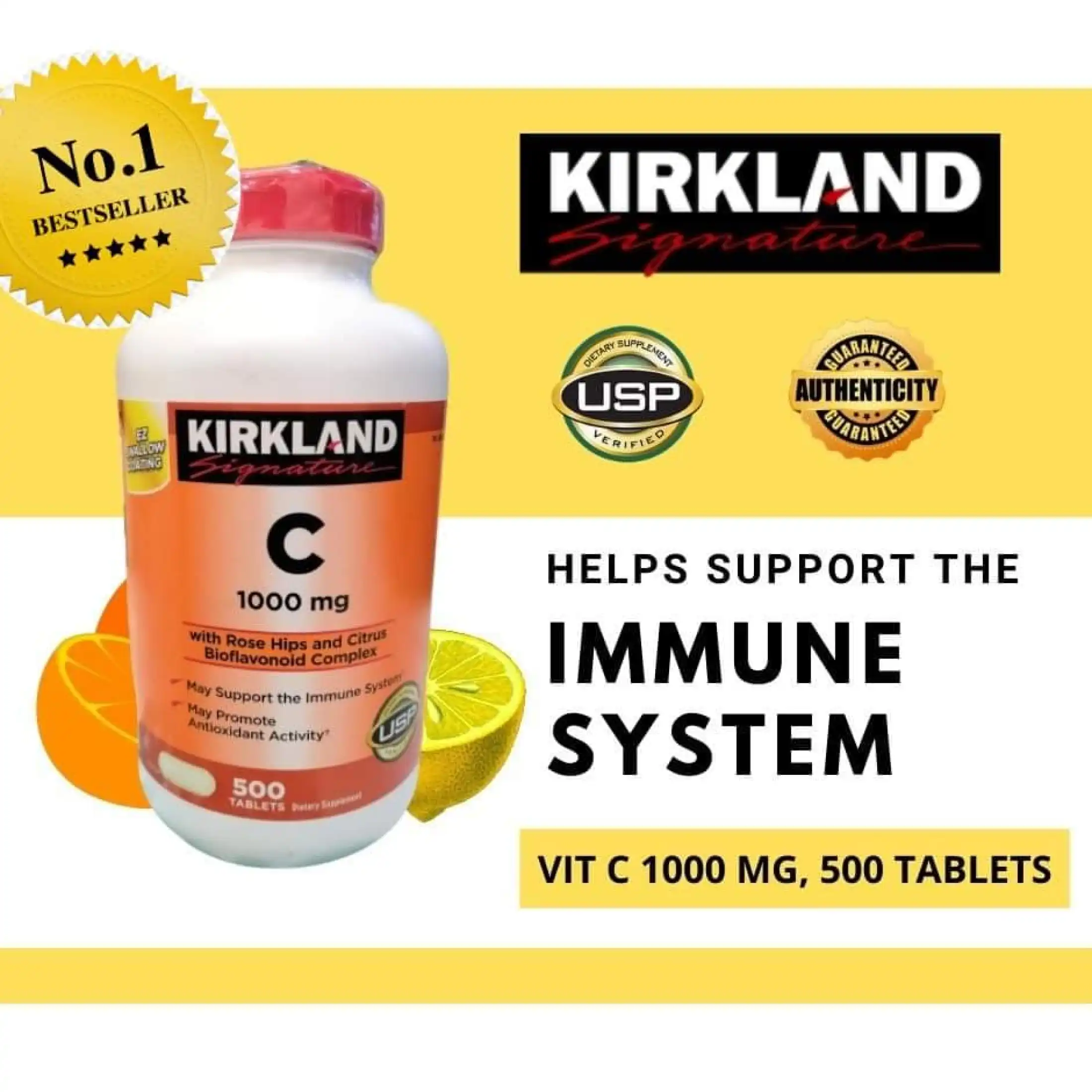Kirkland Vitamin C 1000 Mg 500 Tabs Exp 24 From Costco Lazada Ph