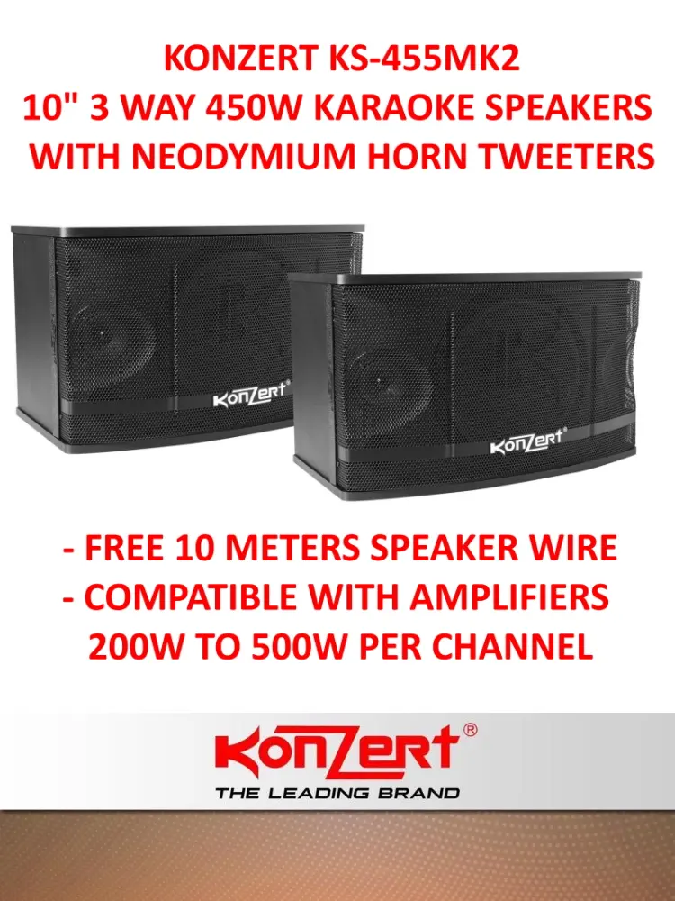 konzert speaker 450 watts
