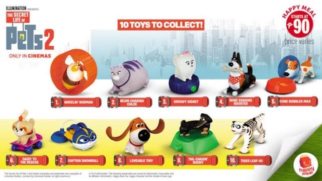 mcdonald's pets 2 toys