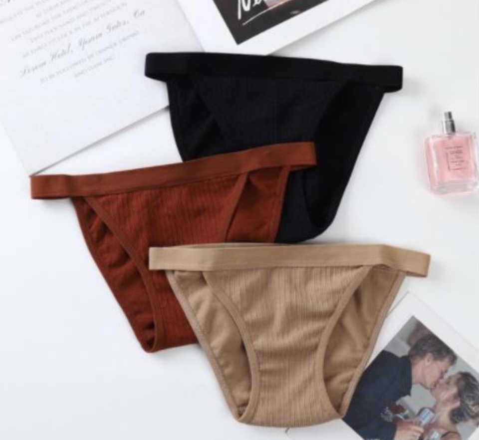 COD Elastic band sexy panty panties for women cotton ladies briefs bikini  underwear panties