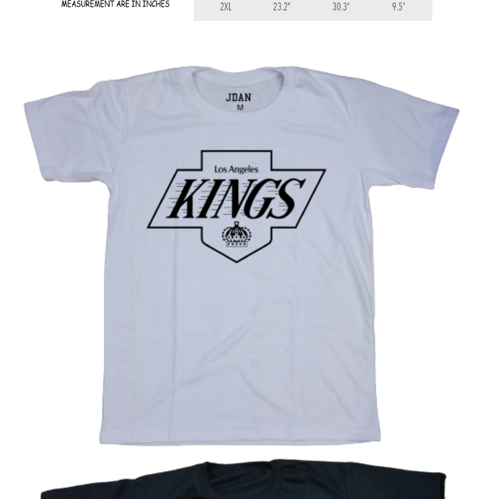 NHL LA Kings Vintage T-shirt Unisex White shirt Black shirt Tshirt for men  Tshirt for women Sale Tee Clothing Clothing line Cotton Legit Original  Branded Overruns Good Quality Mall Pullout Trending Kush