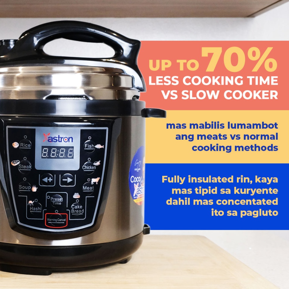 Astron POT COOKER (Blue) (1.2L) (450W) Multi cooker Electric cooker  Electric pot non-stick teflon coating