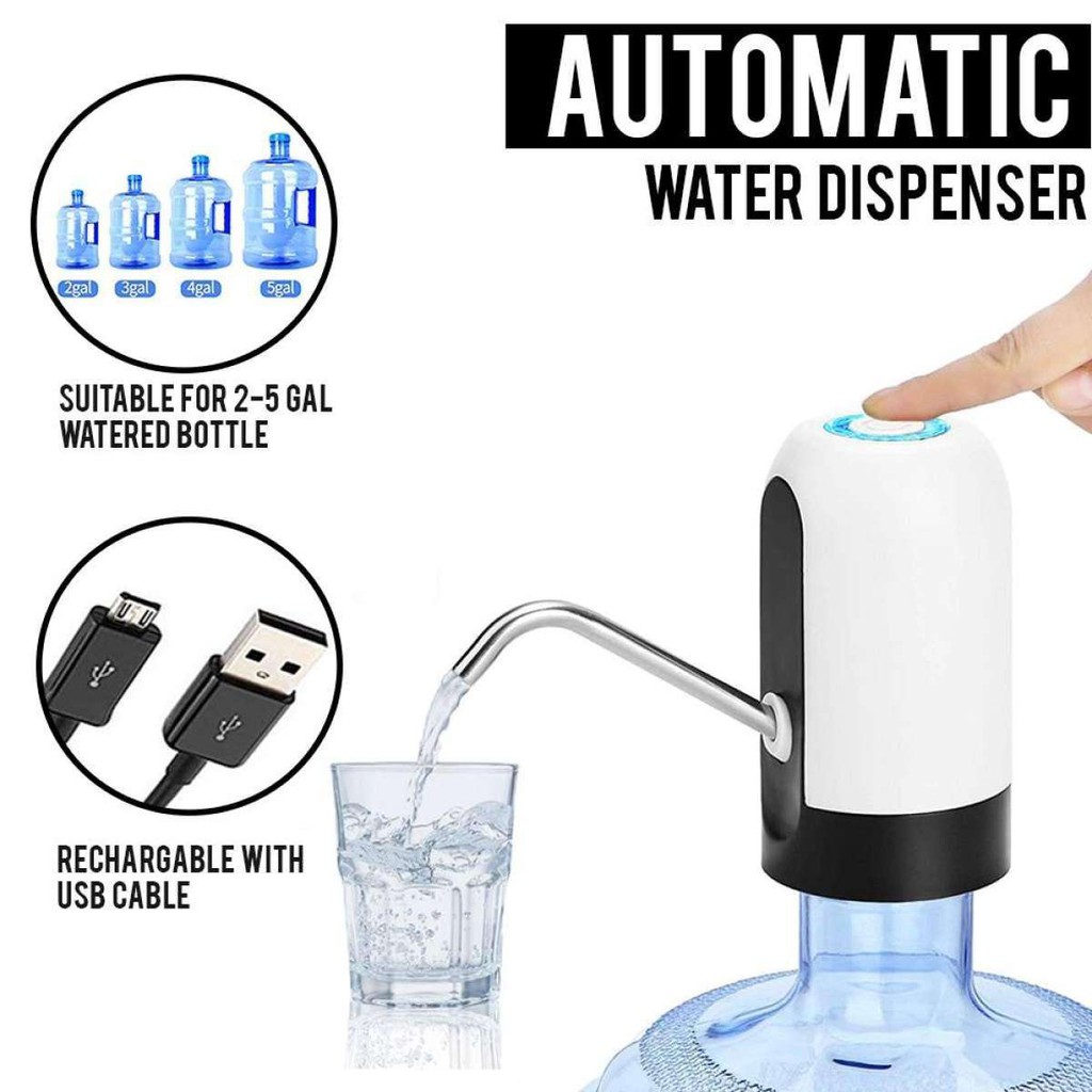 water dispenser with bottle inside