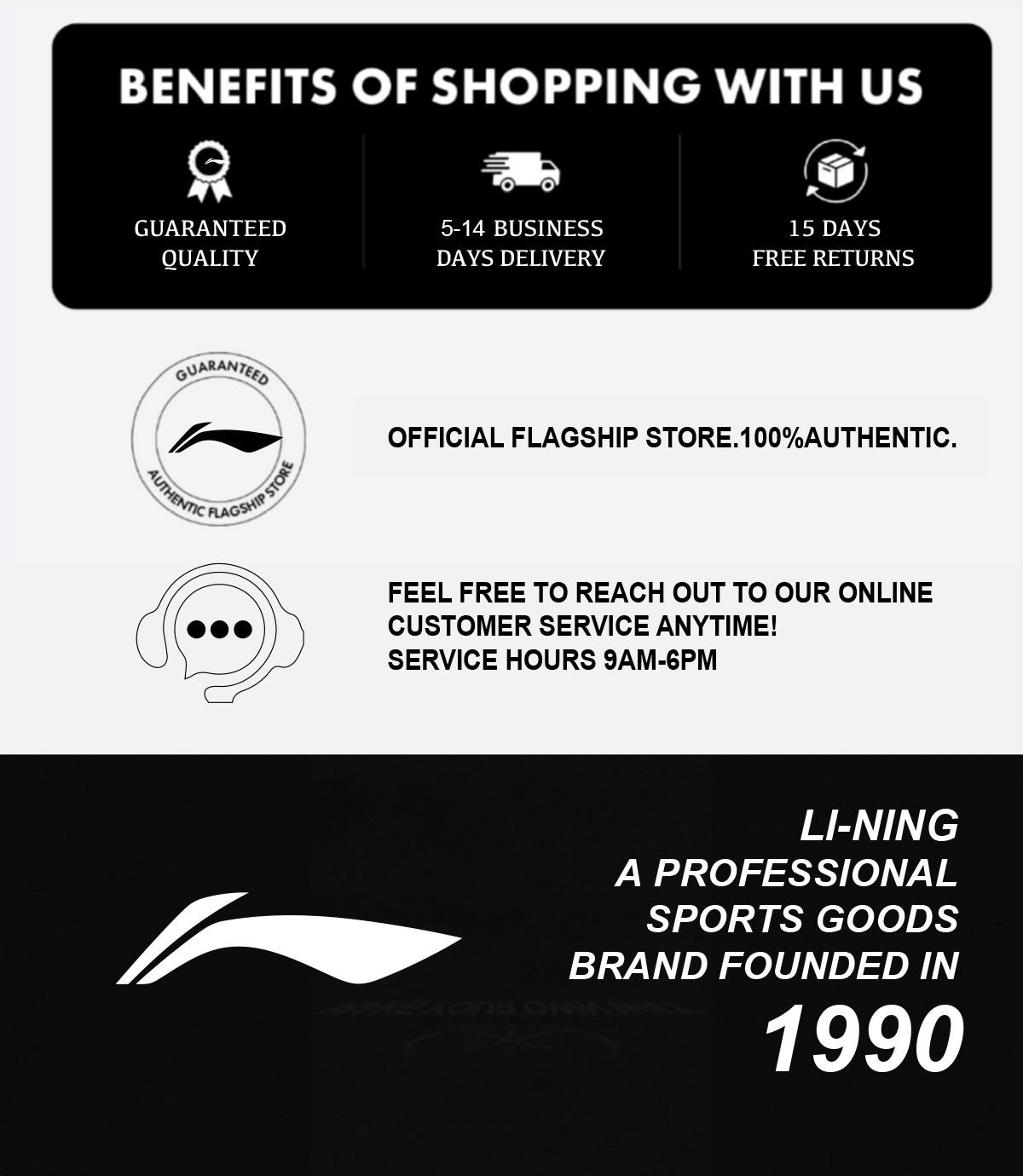 LINING Official Store Philippines Official Online Store | Shop Now on ...