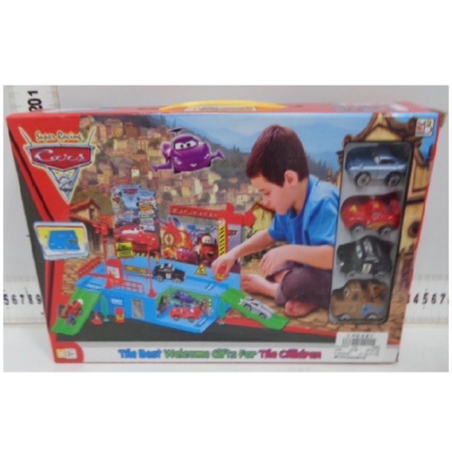 super race garage playset