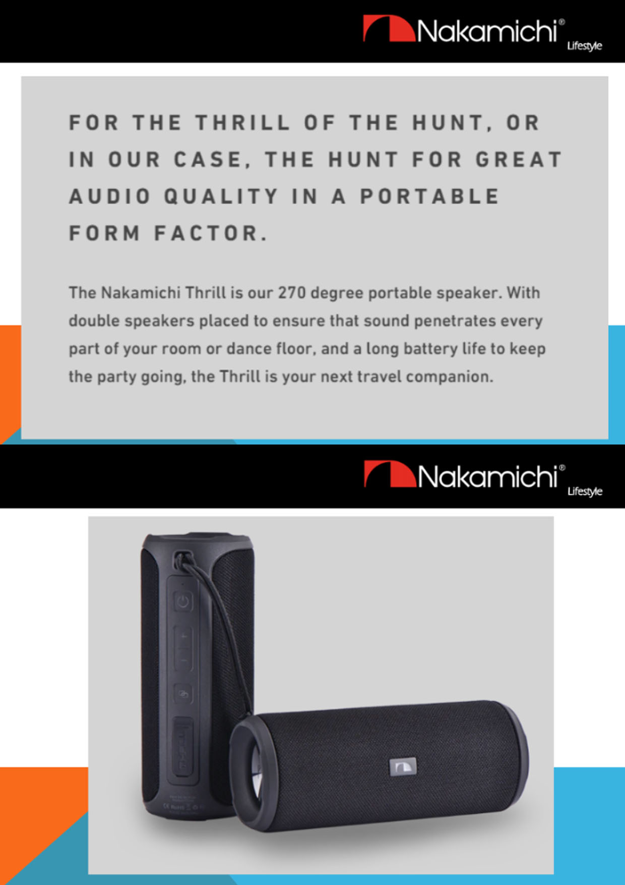 nakamichi bluetooth tower speaker