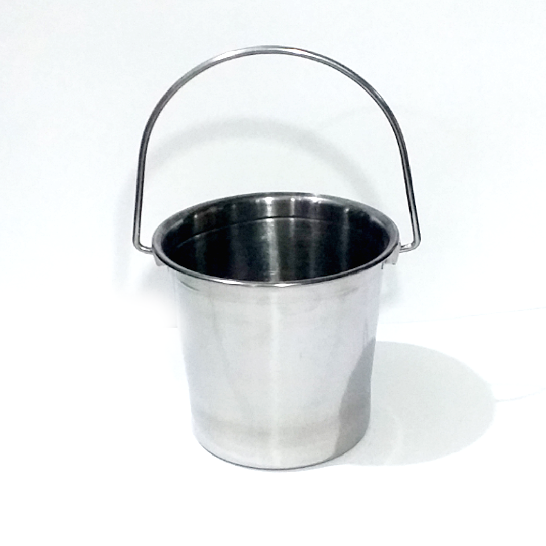 stainless ice bucket