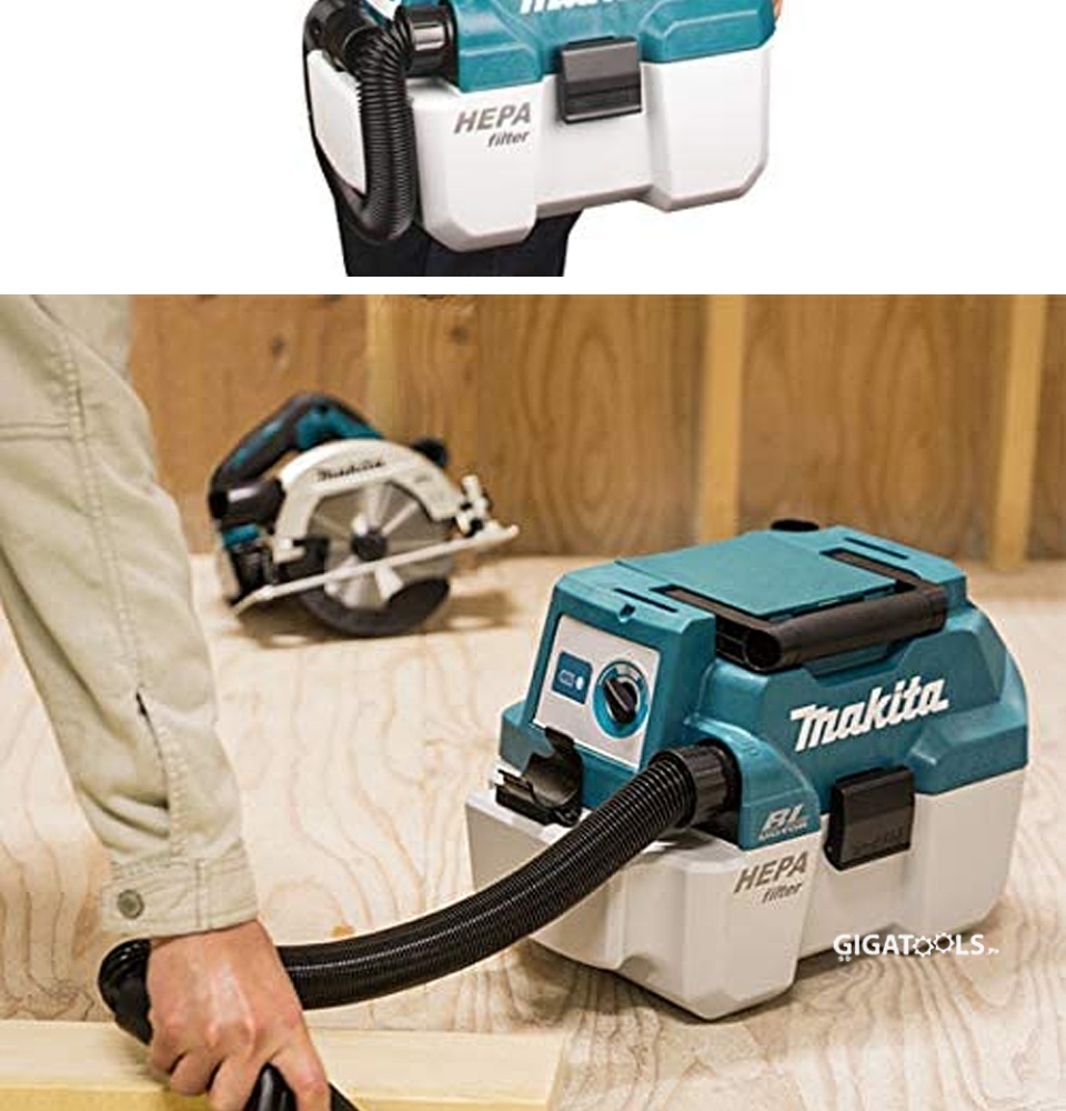 Makita DVC750LZ Cordless Brushless L-Class with HEPA filter Vacuum