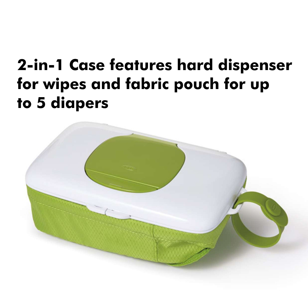 diaper backpack with wipe dispenser