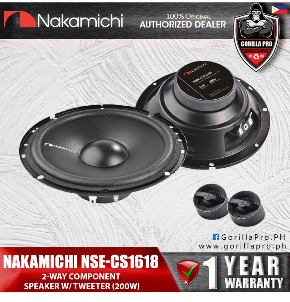 注目のブランド Nakamichi sq-cs650 6.5インチ 2way カーオーディオ