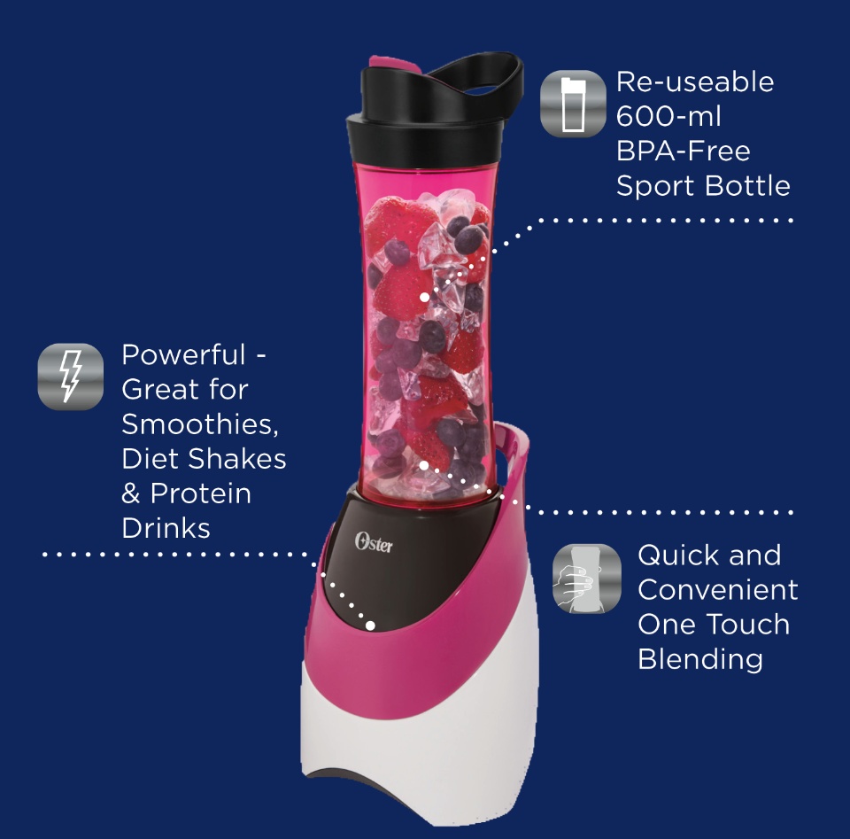 Jar Oster Individual Blender Oster Fresh Easy Series 12 Speed