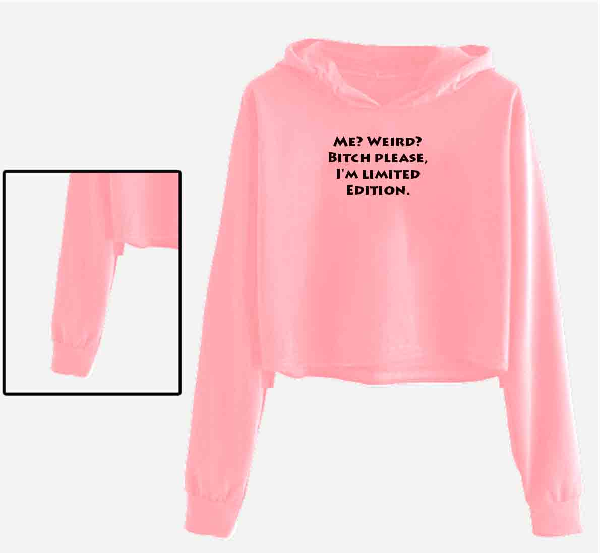 lazada crop top hoodie