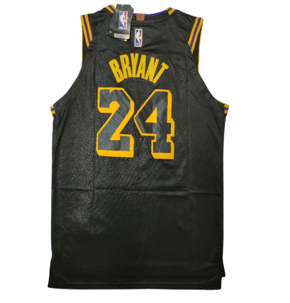 Kobe Bryant #24 MIEL Y NOIR Jersey Black Mamba Snakeskin Limited Edition  8/50
