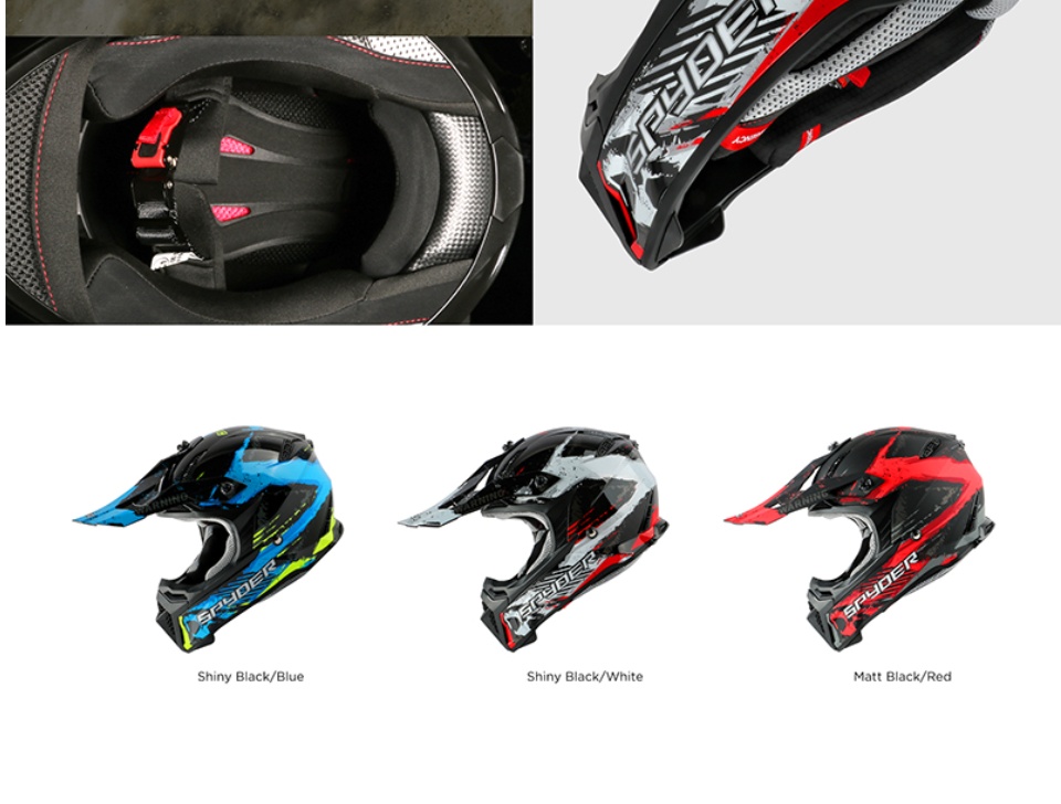 Spyder best sale motocross helmet