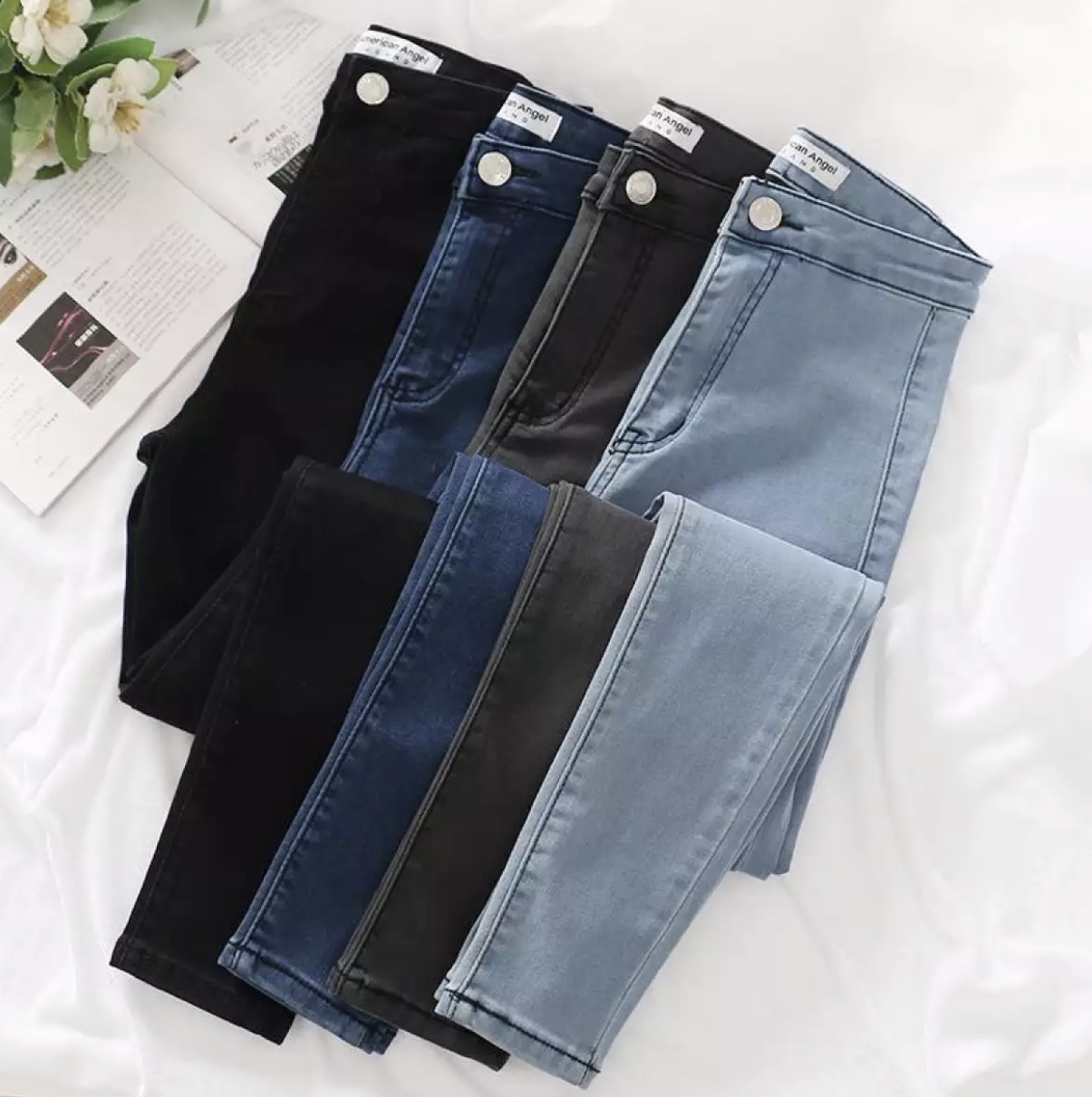 latest high waist jeans