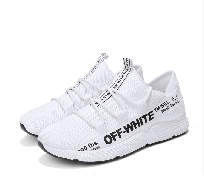 off white sport shoes