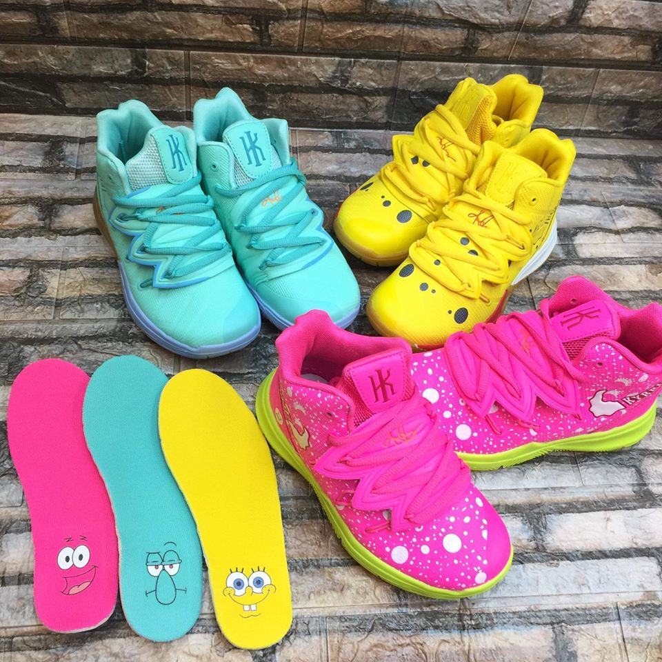 kyrie 5 squidward kids