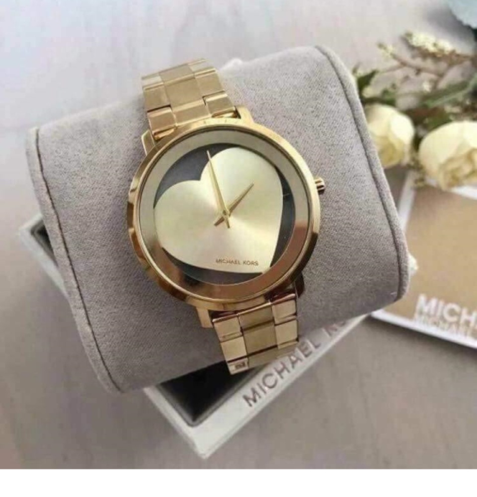 Michael kors jaryn deals heart watch