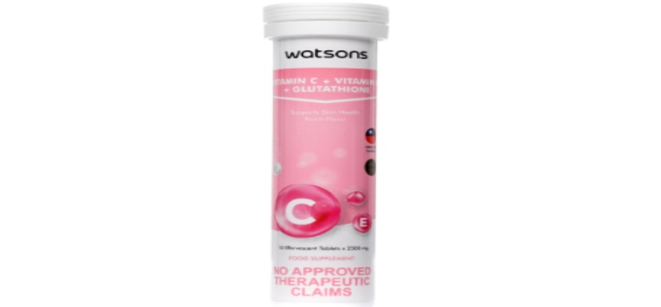 WATSONS Vitamin C + Vitamin E + Glutathione Effervescent Tablet 10s Watsons Vitamin  C+E+Glutathione Tablets Collagen Glutathione Whitening Supplement - Lazada  | Lazada PH