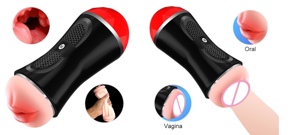 xial-double hole masturbation cup Double Head Manual Squeeze Male Masturbation Cup – ZhenDuo Sex Shop main image 0