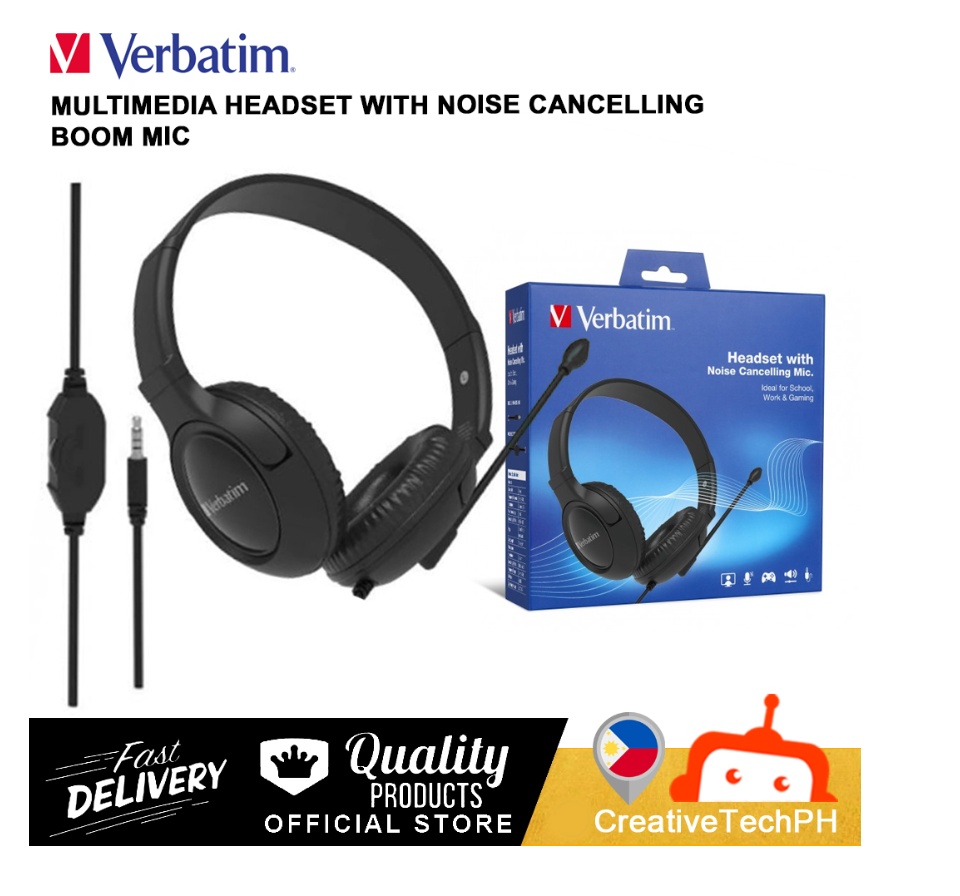 Headset Verbatim 41646 41646 Verbatim Multimedia Headset With